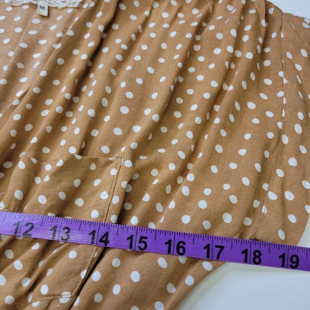 Romper Dress Polka Dot Dress Dress Size M - NEW! - Picture 8 of 15
